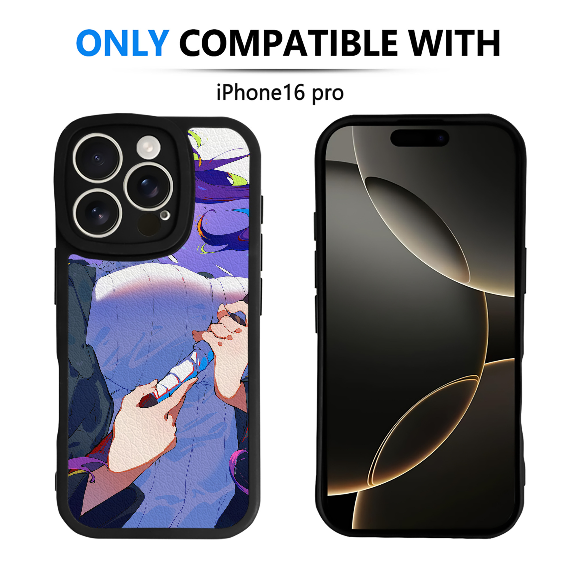 （画像用） 葬送のフリーレン Frieren 【iPhone 16シリーズ対応】シリコンスマホケース（レザー調） 材質：シリコン